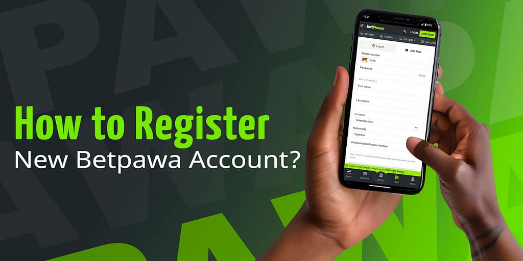 How to register a new account at Betpawa